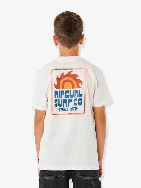 Boys' short-sleeved T-shirt ecru 