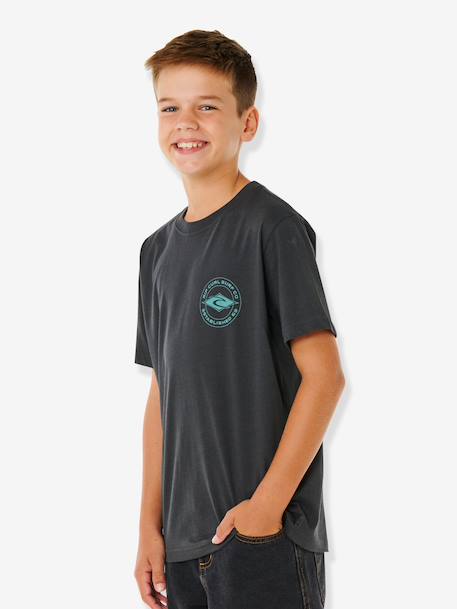 Boys' short-sleeved t-shirt black 