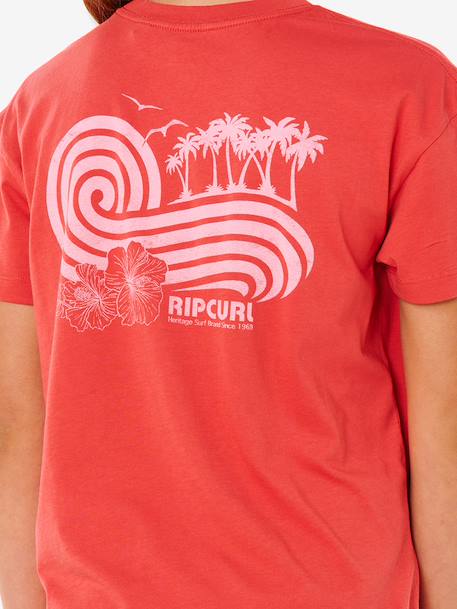 Girls' short-sleeved t-shirt red 