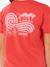 Girls' short-sleeved t-shirt red 