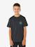 Boys' short-sleeved t-shirt black 