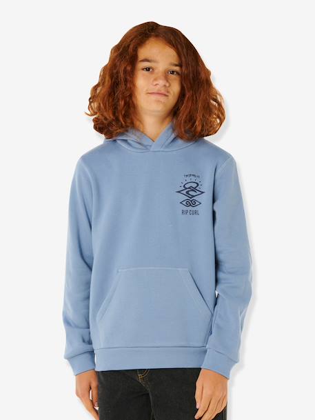 Boys' hooded sweatshirt grey blue 