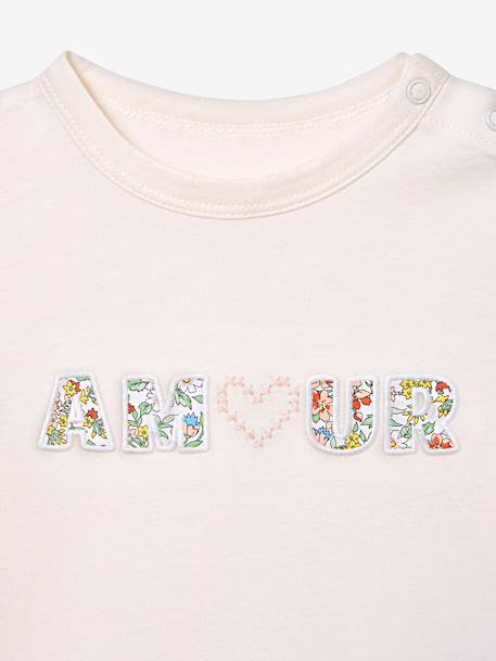 Short-sleeved baby t-shirt light green 