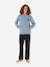 Boys' hooded sweatshirt grey blue 