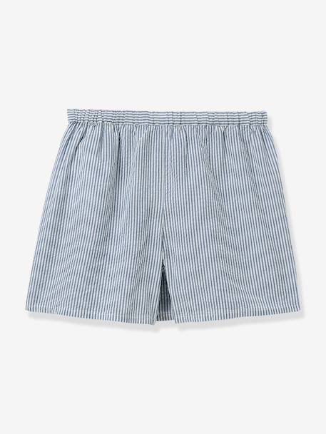 Girls' skort striped blue 