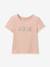 Girl's t-shirt with a 'joie' design. light green 