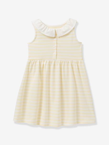 Girls' short dress yellow 