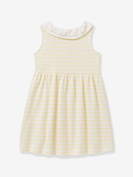 Girls' short dress yellow 
