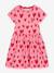 Jersey dress with heart print and sequins DANAMADE for girl candy pink 