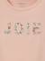 Girl's t-shirt with a 'joie' design. light green 