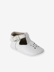 Leather baby slippers