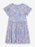 Jersey dress with neon and ice cream print DANAMADE for girl sky blue 