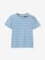 Striped T-shirt for girls light blue 