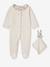 Newborn pyjamas set with comforter / soft toy white 