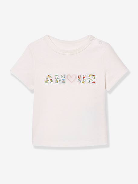 Short-sleeved baby t-shirt light green 