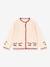Cherry embroidered cardigan beige 