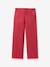 Girls' belted trousers pomegranate 