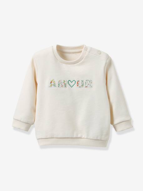 Baby sweatshirt light green 
