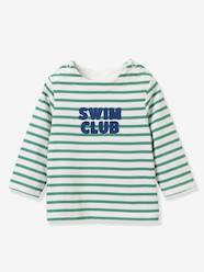 Baby-T-shirts & Roll Neck T-Shirts-T-Shirts-Striped long-sleeved baby t-shirt