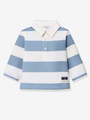 Baby-T-shirts & Roll Neck T-Shirts-T-Shirts-Striped long-sleeved polo shirt 