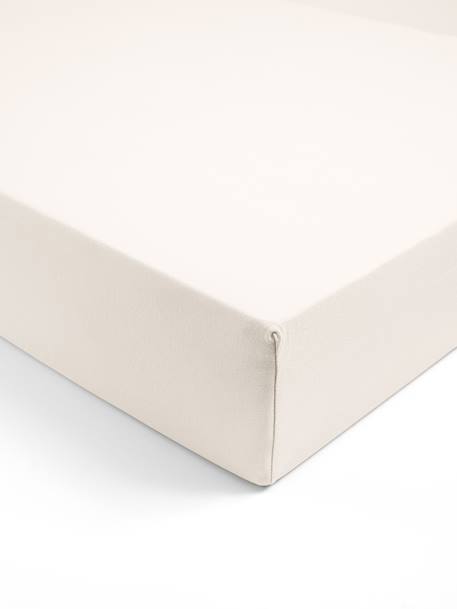 Pack of jersey fitted sheets for kids ecru 