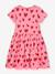 Jersey dress with heart print and sequins DANAMADE for girl candy pink 