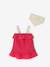 Baby girls' dress and bandana set raspberry pink 