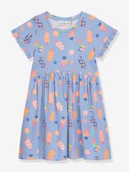 -Jersey dress with neon and ice cream print DANAMADE for girl