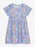 Jersey dress with neon and ice cream print DANAMADE for girl sky blue 