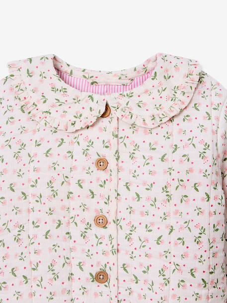 Babys' printed jacket light green 
