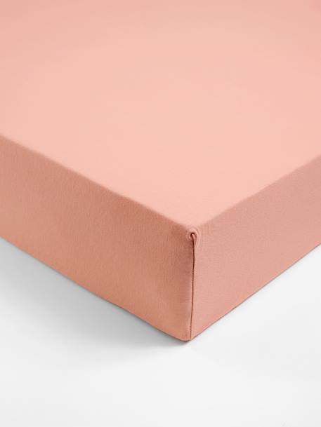 Children's Plain Colour Stretch Jersey Knit Fitted Sheet Blue+Light Grey+Light Purple+old rose+sage green 