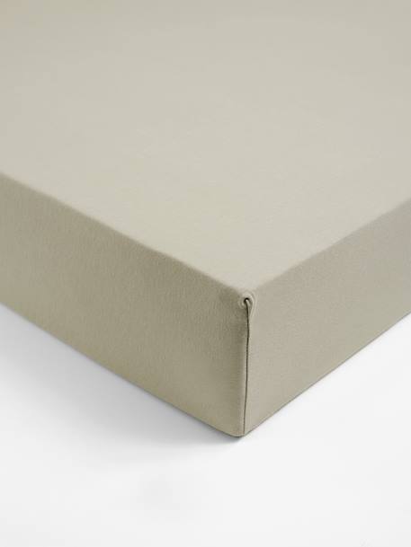 Children's Plain Colour Stretch Jersey Knit Fitted Sheet Blue+Light Grey+Light Purple+old rose+sage green 