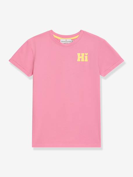Slogan t-shirt DANAMADE, pink for girl candy pink 