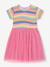 Dress with colourful top and tulle skirt DANAMADE for girl multicoloured 