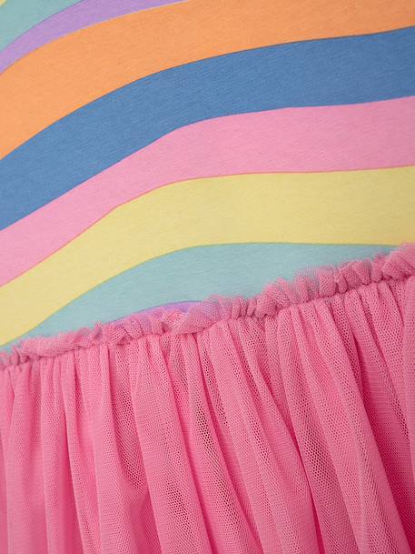 Dress with colourful top and tulle skirt DANAMADE for girl multicoloured 