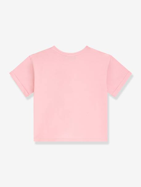 T-shirt with rainbow sequins, DANAMADE for girl rosy 