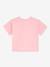 T-shirt with rainbow sequins, DANAMADE for girl rosy 