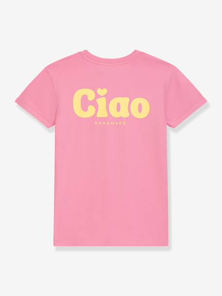 Slogan t-shirt DANAMADE, pink for girl candy pink 