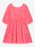 Leopard print dress, frilled skirt, long sleeves DELENA DANAMADE for girl rose 
