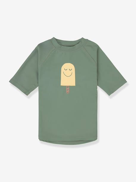 Short-sleeved anti-UV T-shirt green 