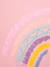 T-shirt with rainbow sequins, DANAMADE for girl rosy 