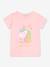 T-shirt with sequin rainbow DANAMADE for girl crystal blue+rosy 