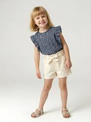 Girls-Paperbag Shorts for Girls