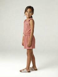 Girls-Two-fabric playsuit for girls