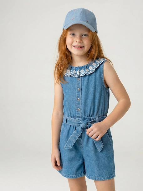 Playsuit in denim stone 