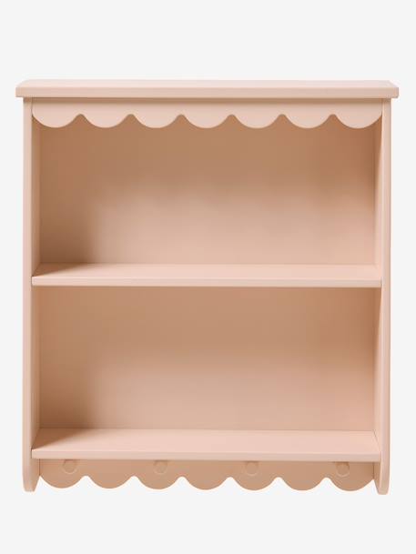 Festoon 2-Tier Coat Hanger Shelf With 4 Hooks rose 