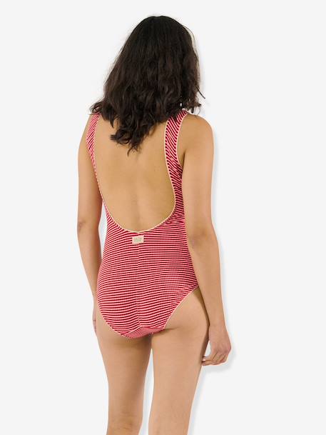 One-piece maternity swimsuit red 