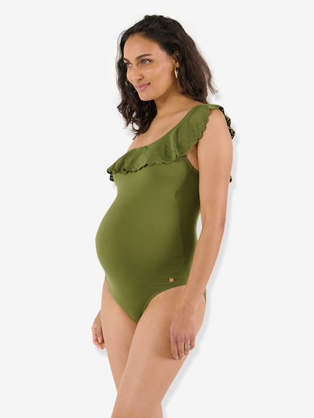 Swimsuit for Maternity, Bloom by CACHE COEUR black+fuchsia+green 
