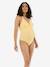 Maternity swimsuit yellow 
