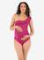 Swimsuit for Maternity, Bloom by CACHE COEUR black+fuchsia+green 